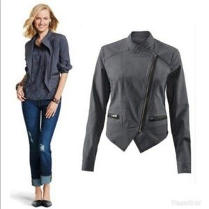 CAbi Steel Grey Twilight Moto Jacket